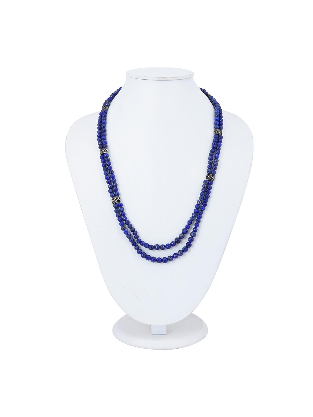 Contemporary Bi Stranded Lapis Necklace