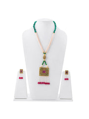 Pendant Beaded Traditional Necklace Set