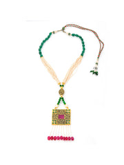 Pendant Beaded Traditional Necklace Set