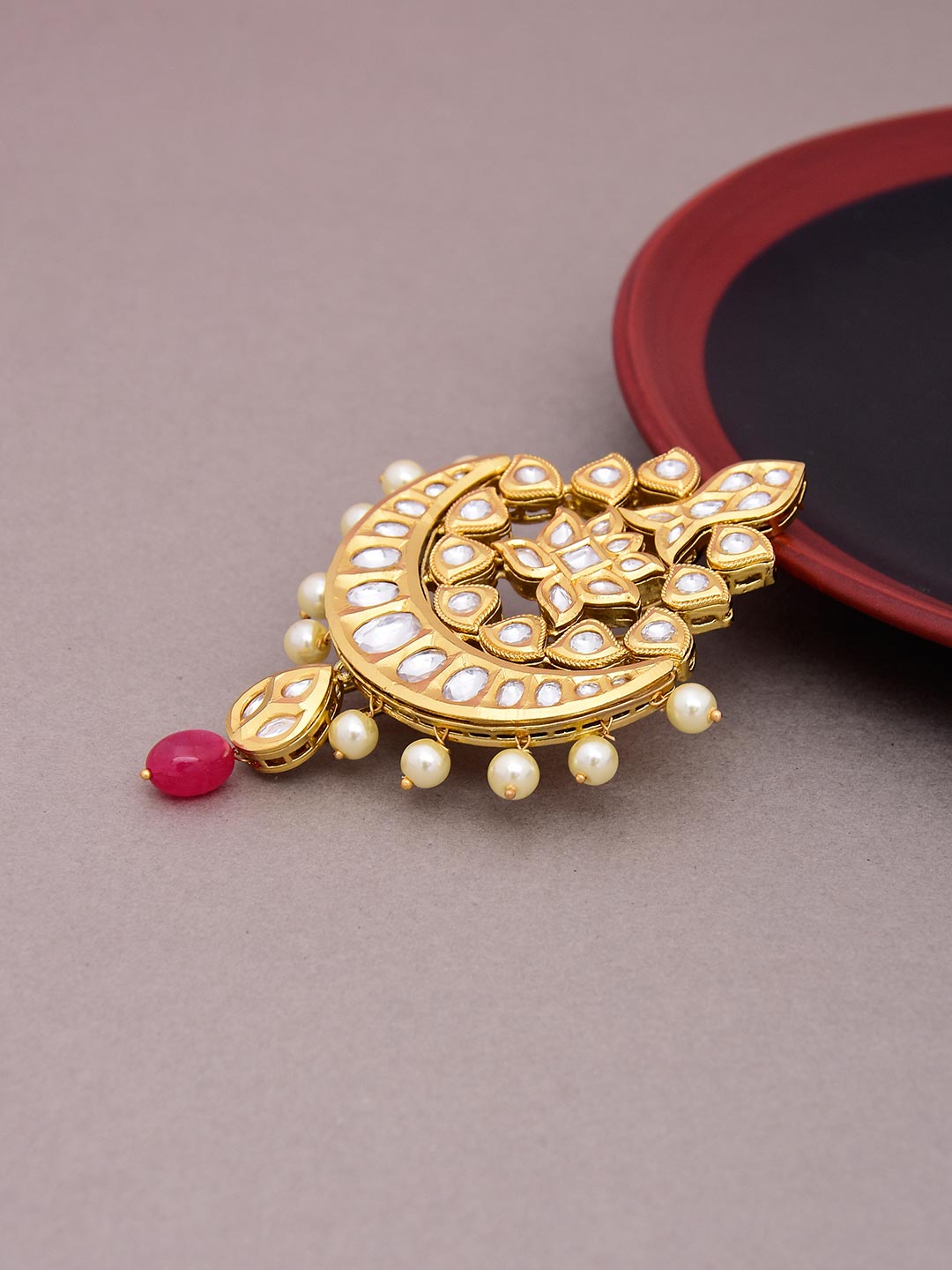 Traditional Kundan Meena Designer Pendant