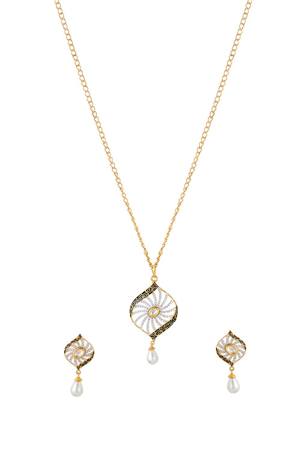 Contemporary Fusion Pendant Set