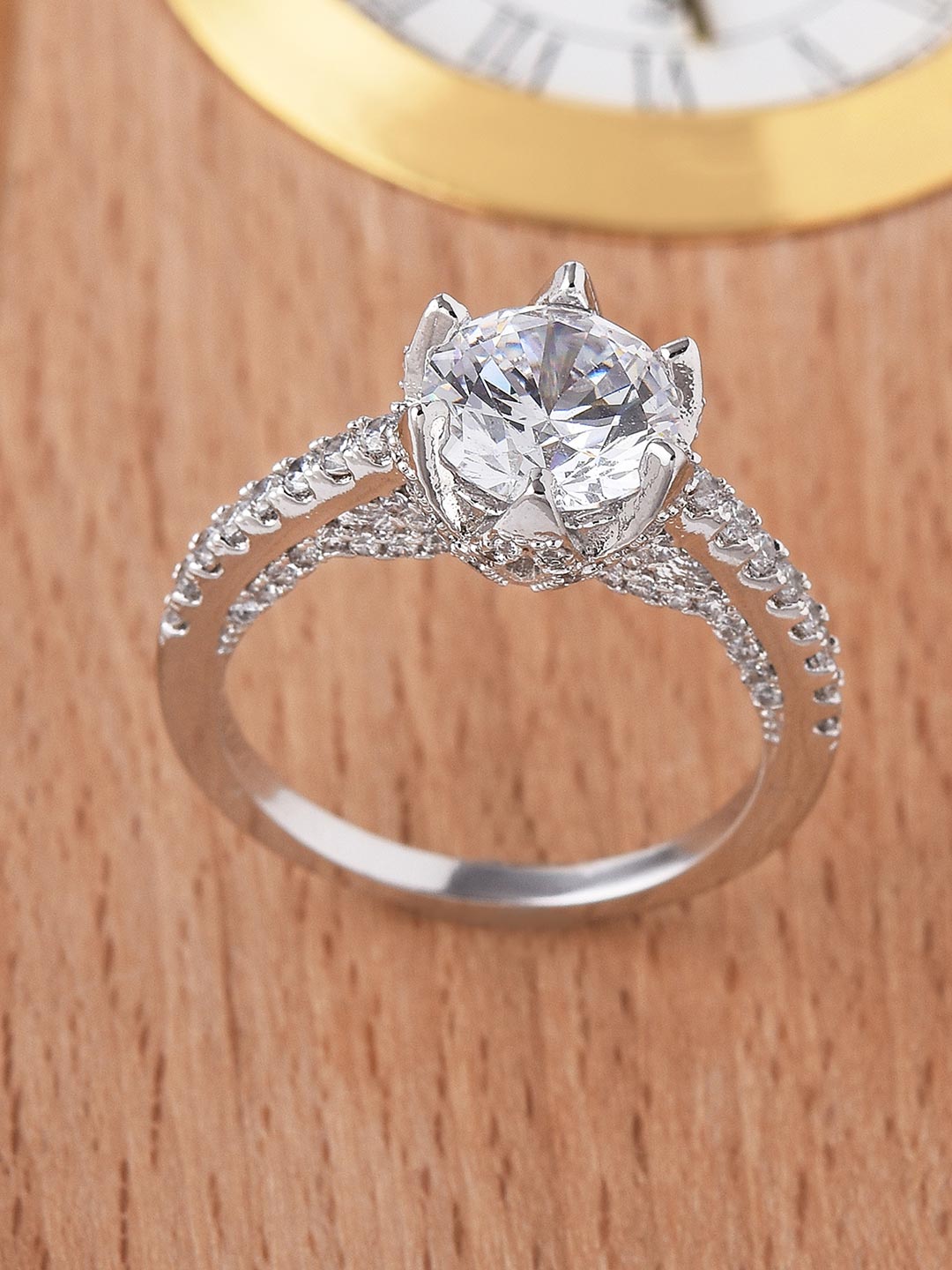 Classic Six Prong Set Solitaire Ring