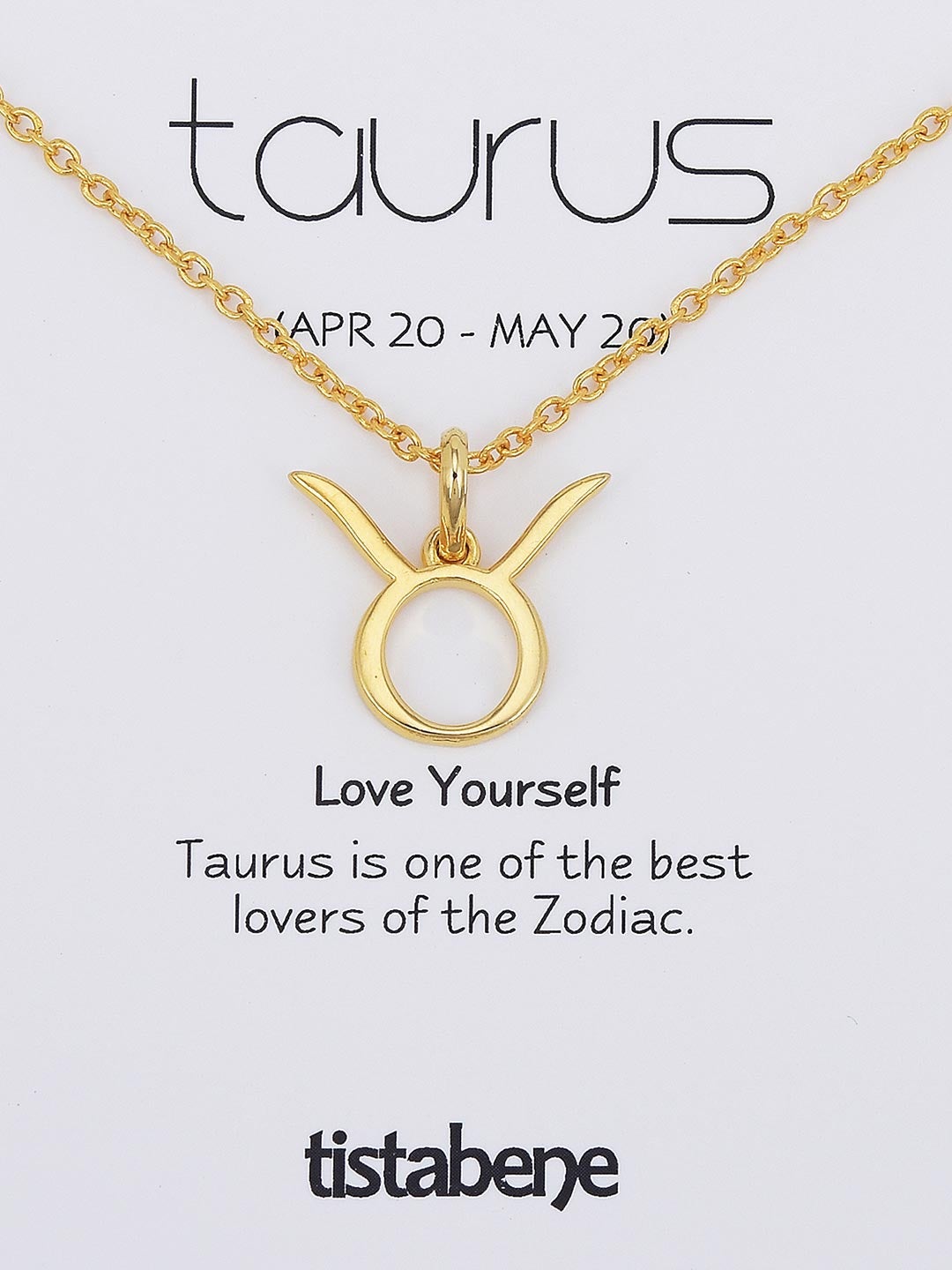 The Taurus 18 K Gold Plated Pendant