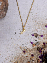 The Sagittarius 18 K Gold Plated Pendant