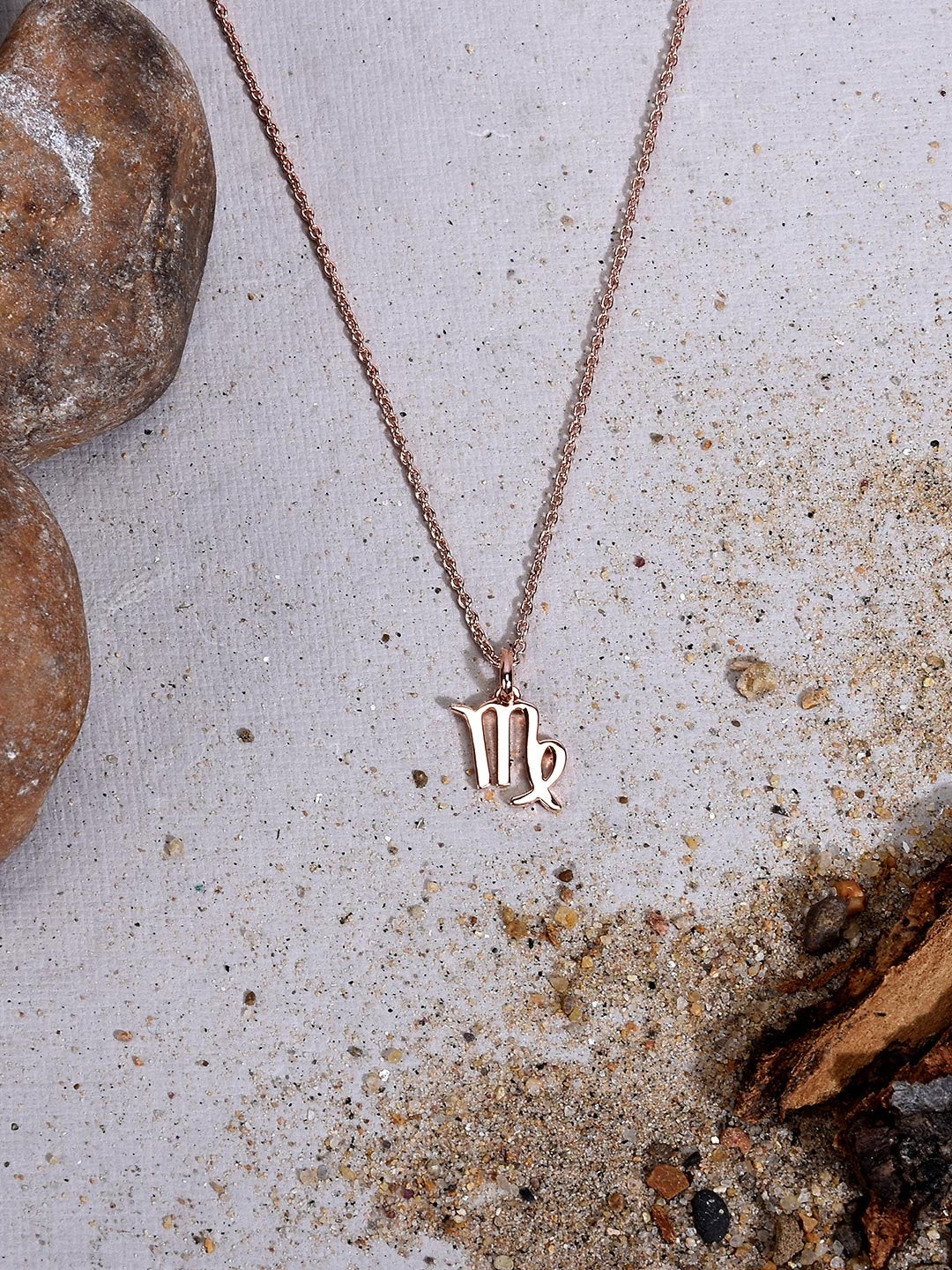 The Virgo Rose Gold Plated Pendant