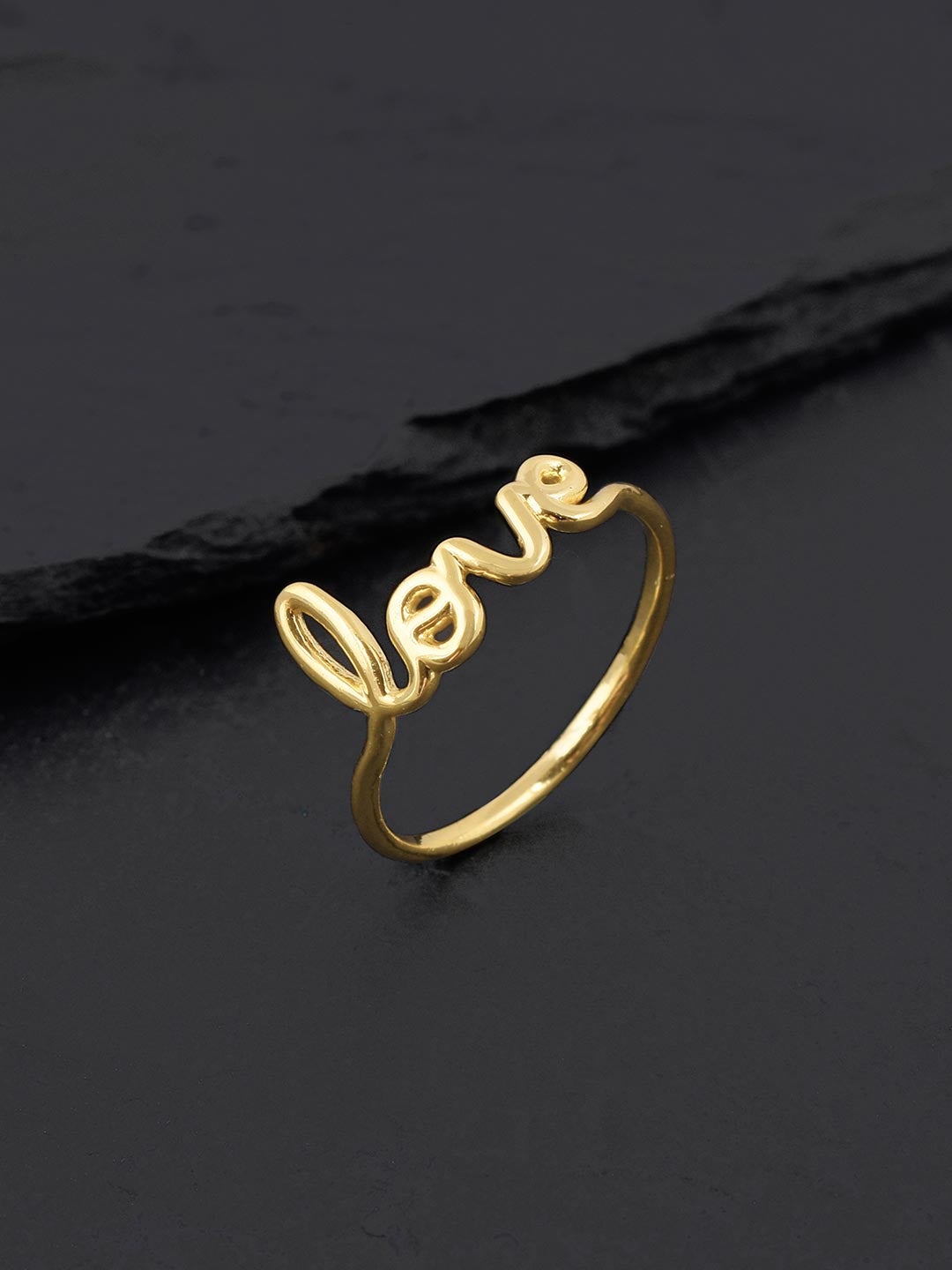 18 K Gold Plated Love Ring