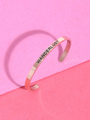 Rose Gold Plated Wanderlust Bracelet