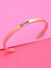 Rose Gold Plated Love Bracelet