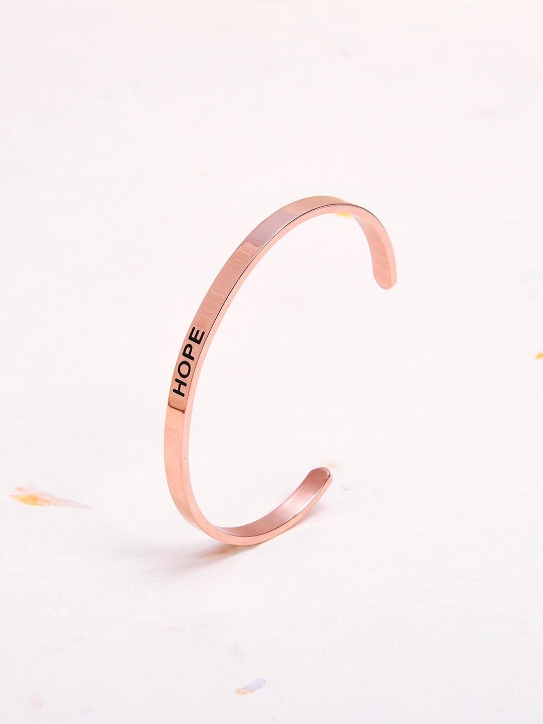 Rose Gold Plated Hope Bracelet