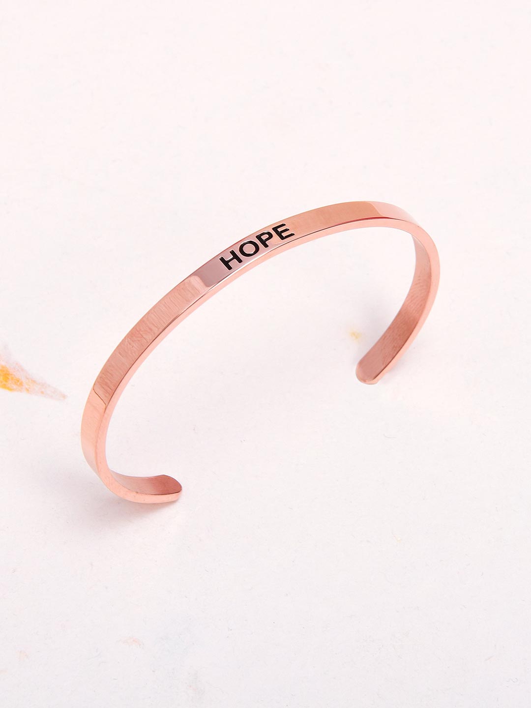 Rose Gold Plated Hope Bracelet