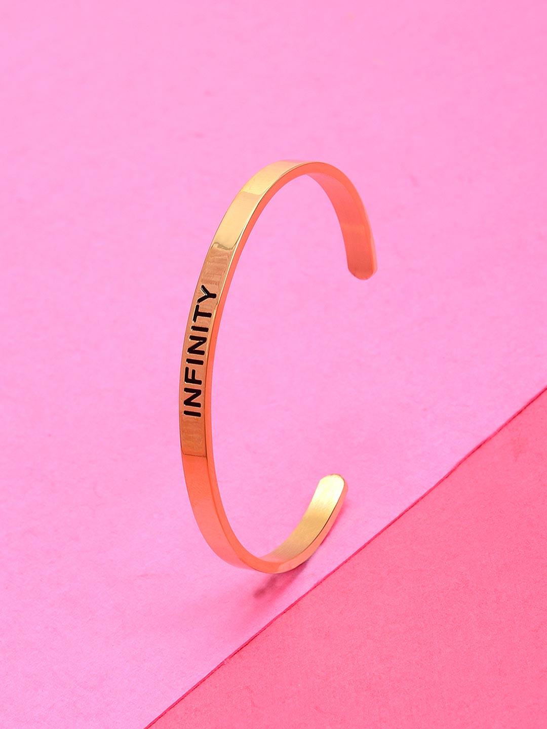 18 K Gold Plated Infinity Bracelet