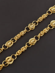 Contemporary Modern Twisted Mens Chain