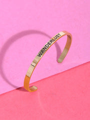 18 K Gold Plated Wanderlust Bracelet