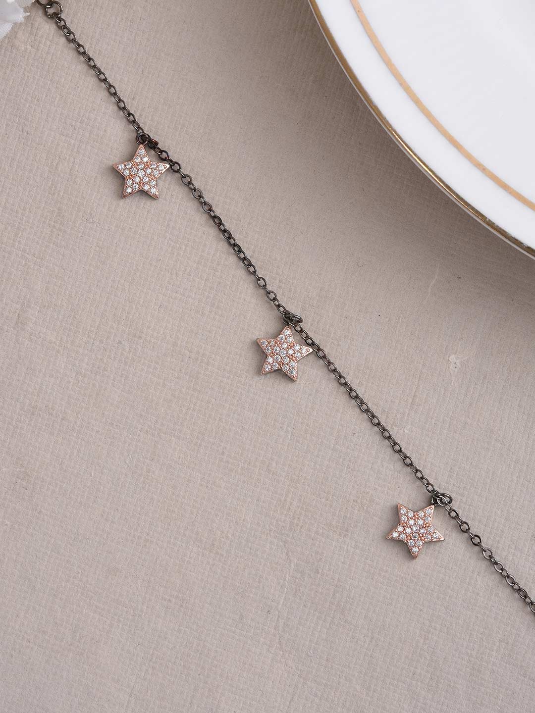 Stars International Diamonds Link Bracelet