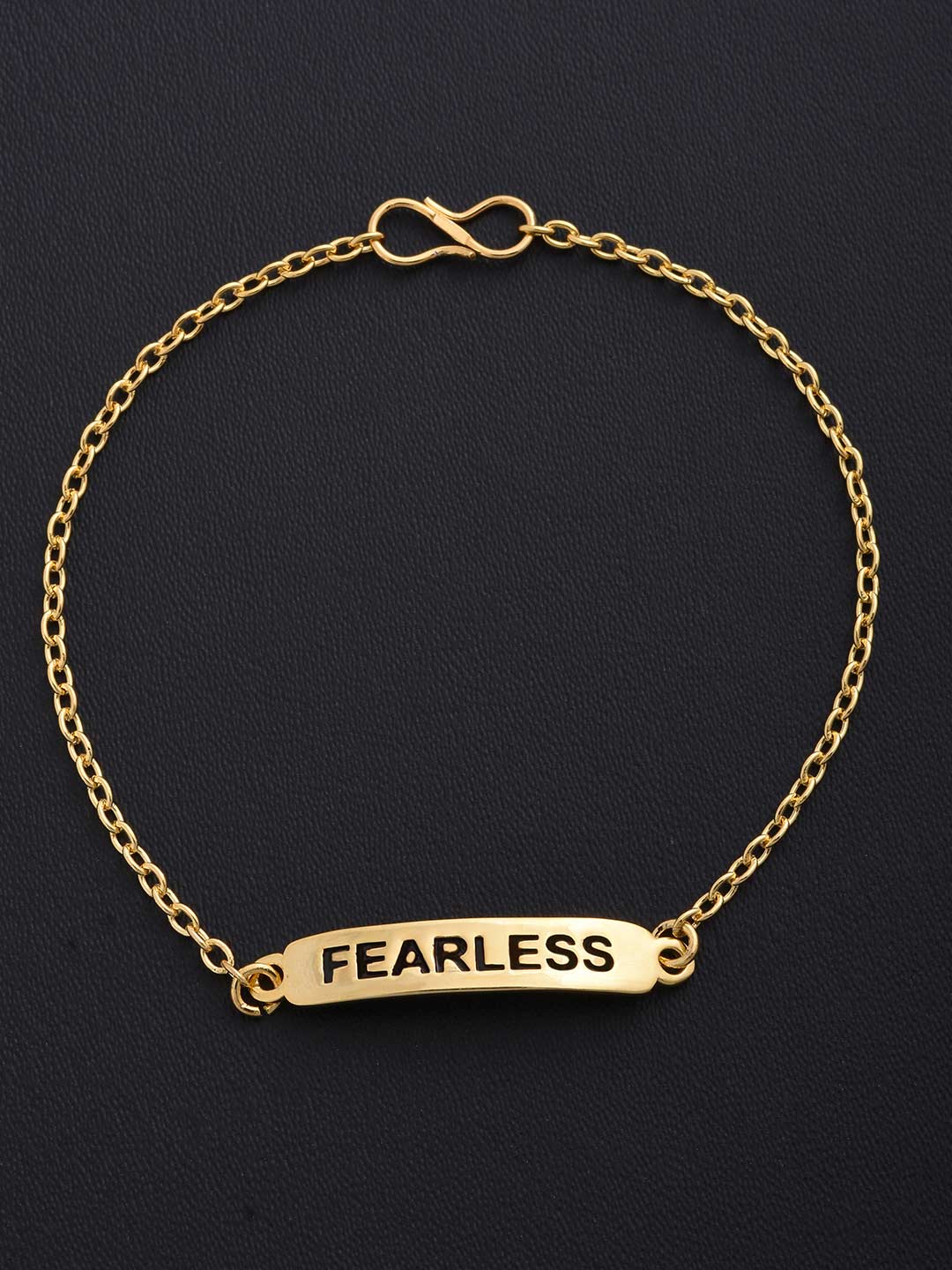 Slogan Hashtag Link Bracelet