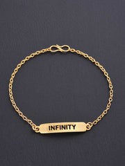 Slogan Hashtag Link Bracelet