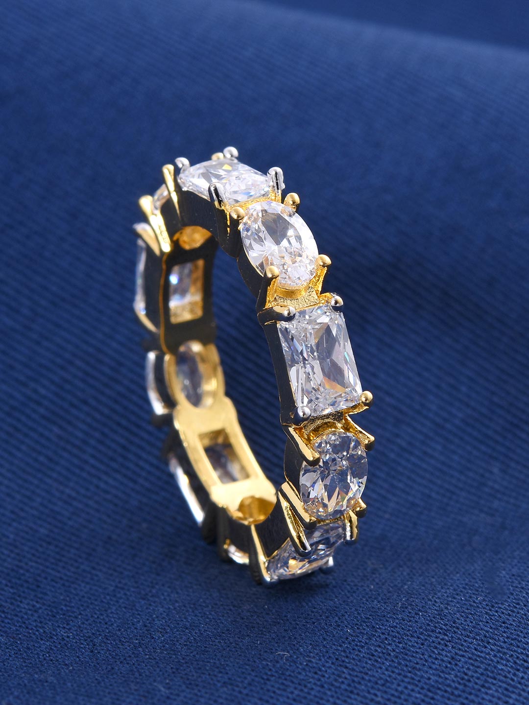 Contemporary International Diamonds Band Ring