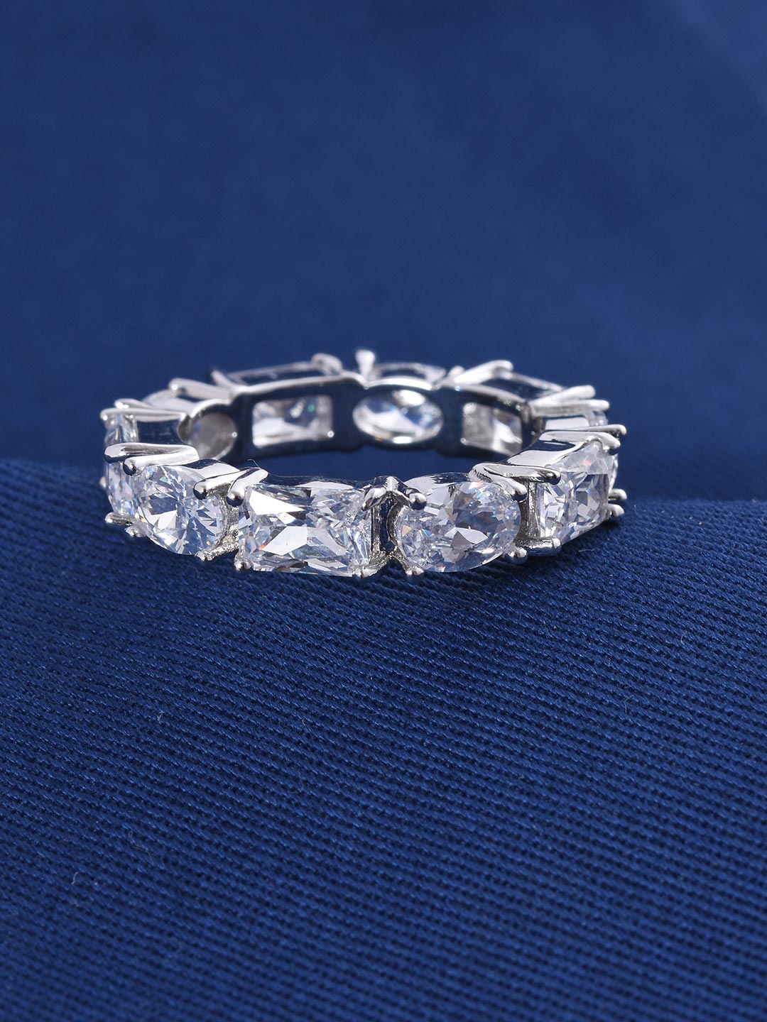 Contemporary International Diamonds Band Ring