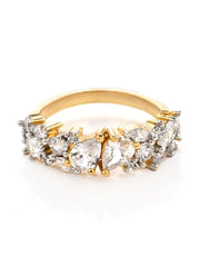 Contemporary International Diamonds Solitaire Ring