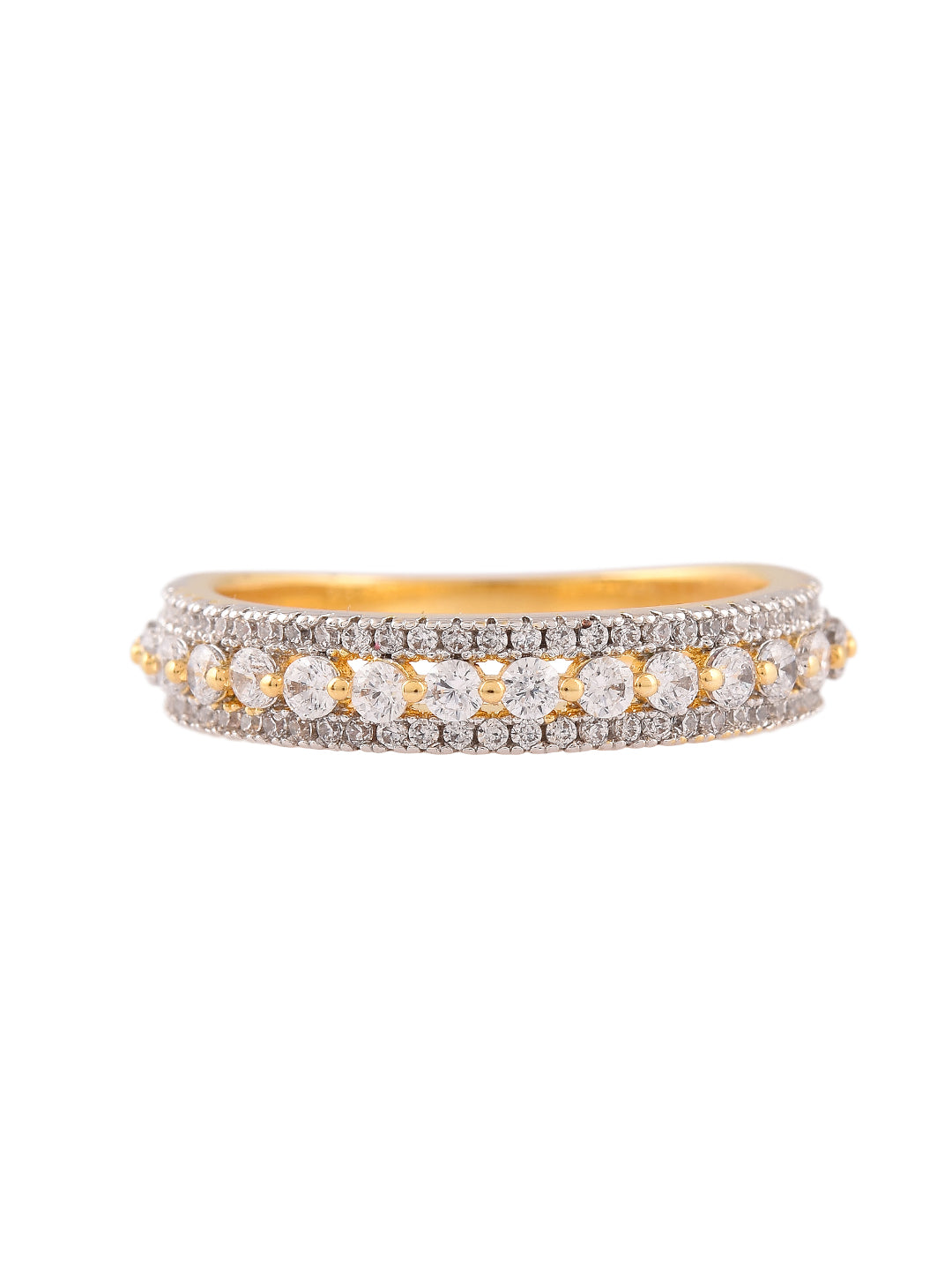 Classic International Diamonds Band Ring