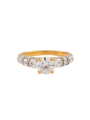 Classic International Diamonds Solitaire Ring