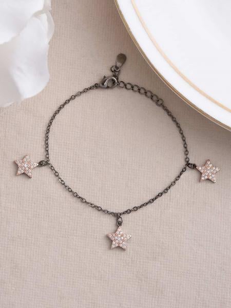 Stars International Diamonds Link Bracelet